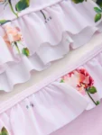 Baker by Ted Baker 2 Piece Frill Stripe Tonal Bikini