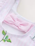 Baker by Ted Baker 2 Piece Frill Stripe Tonal Bikini