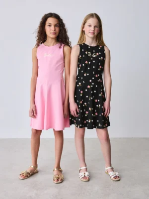 Baker by Ted Baker Polka Dot Printed Jersey Dresses 2 Pack