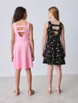 Baker by Ted Baker Polka Dot Printed Jersey Dresses 2 Pack