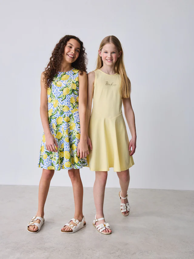 Baker by Ted Baker Polka Dot Printed Jersey Dresses 2 Pack