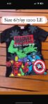 black marvel boy t-shirt
