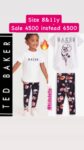 Kids' Floral Logo T-Shirt & Legging Set