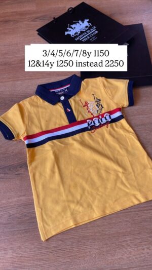 Monte Blaze Yele Club Kids Colorblock Polo Shirt