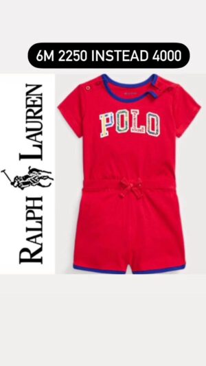 NewBorn Red Romper