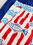Red/Blue/White Seaside Short Pyjamas 3 Pack
