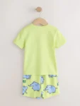 Blue/Green Animal Fun Short Pyjamas 3 Pack