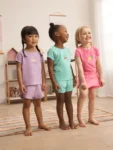 Teal/Pink Short Pyjamas 3 Pack