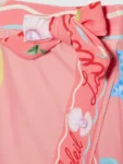 River Island Pink Under The Sea Swimsuit & Skirt Set