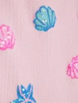 River Island Pink Sequin Shell Aysmmetric Swimsuit