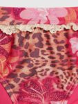River Island Brown Floral Leopard Print Bikini