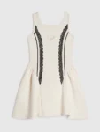 River Island Cream Premium Lace Prom Dress