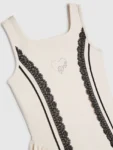 River Island Cream Premium Lace Prom Dress