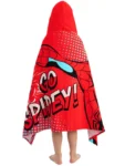 Character Red Marvel Spider-Man Swim & Beach Wrap Towel Poncho