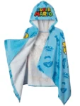 Character Blue Super Mario Swim & Beach Wrap Towel Poncho