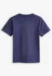 Licensed Superhero Short Sleeve T-Shirt - Printed T-Shirt - Navy Batman