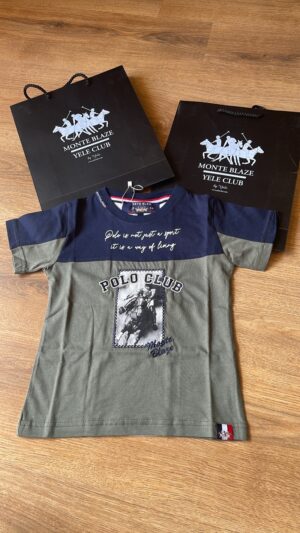 Monte Blaze Yele Club Kids Colorblock Graphic T-Shirt