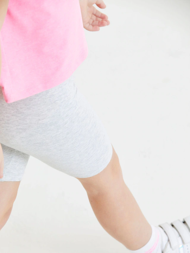 Grey Marl Cycle Shorts
