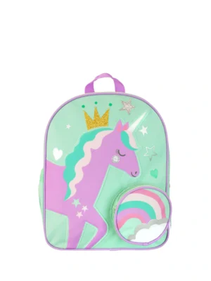 Harry Bear Green Unicorn Animal Print Backpack