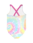 Vanilla Underground Pink Tie-Dye Barbie Swimsuit - Girls