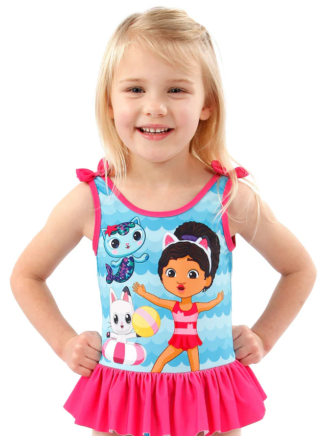 Character Multi Gabbys Dollhouse Swimsuit