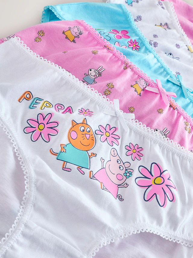 Pink Peppa Pig 5 Pack Briefs