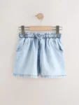 Mid Blue Denim Shorts