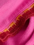 Magenta Pink Crochet Trim Shorts