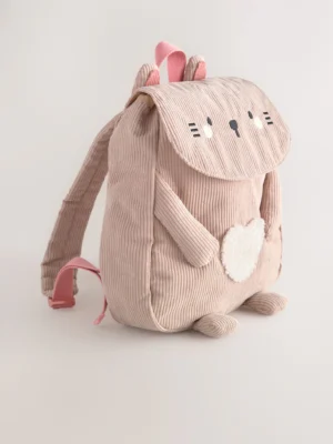 Cream Cat Backpack