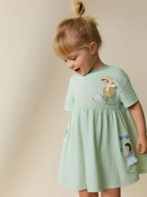 Turquoise Fairy Jersey Dress