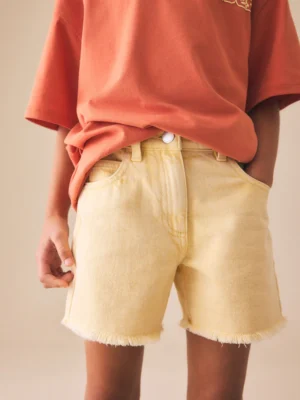 Lemon Yellow Bermuda Shorts