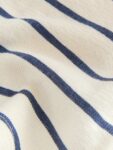 Blue/White Stripe Textured Shorts