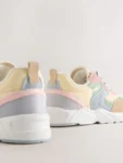 Multi Pastel Wide Fit (G) Lace-Up Colourblock Trainers