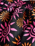 Black/Pink Sun Beach Shorts