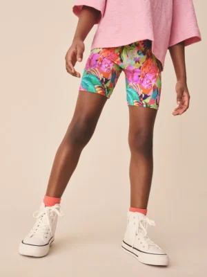 Pink Tropical Cycle Shorts
