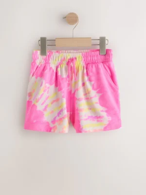 Pink/Yellow Tie Dye Jersey Shorts