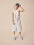 Grey Marl Oversized Shorts