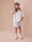 Light Blue Denim Skort
