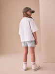 Light Blue Denim Skort