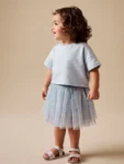 Blue Top and Tutu Skirt Set