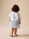Blue Top and Tutu Skirt Set