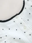 Cream Spot Ruffle Sleeve Occasion Dress