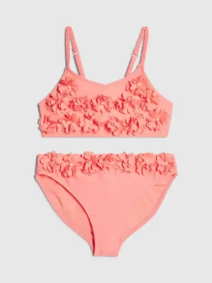 River Island Pink 3D Flower Bikini