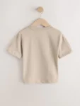 Tan Brown Marvel Short Sleeve Cotton T-Shirt