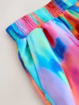 Rainbow Tie Dye Beach Shorts