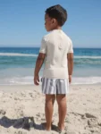 Ecru White Rash Vest