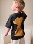 Charcoal Grey Lion King Short Sleeve T-Shirt