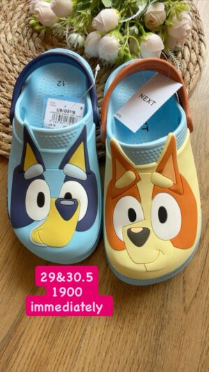Bluey clogs feature character