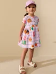 Pink Pets Jersey Dress