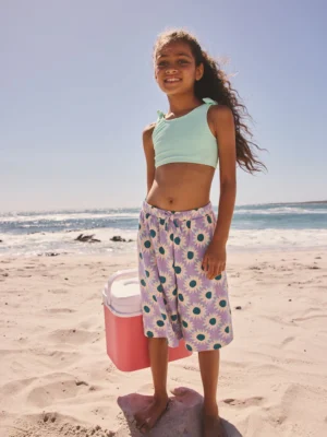 Purple Sun Oversized Shorts